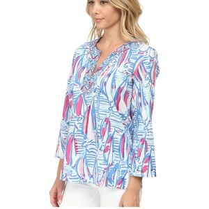Lilly Pulitzer Red Right Return Tunic XS